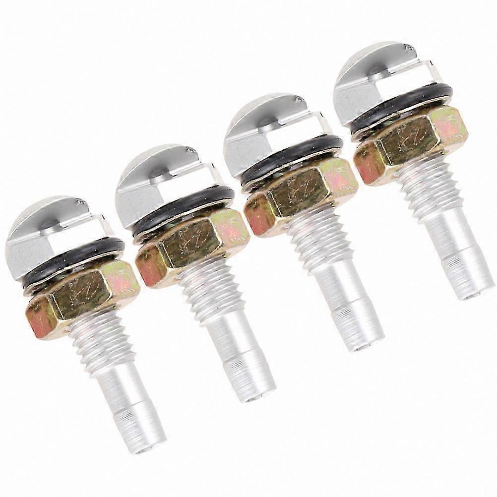 Windshield Washer Nozzles for Car Maintenance - 4 Sets Silver, Durable Snow and Ice Removal Solution for Vehicles