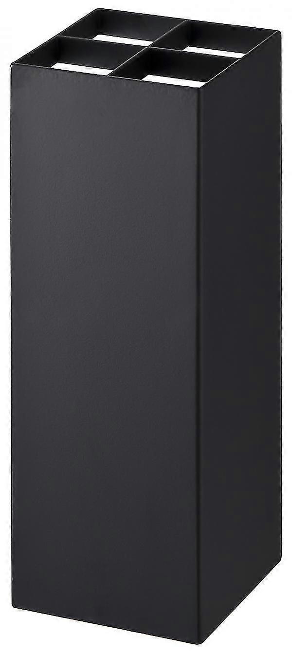 Support de parapluie en acier noir taille unique