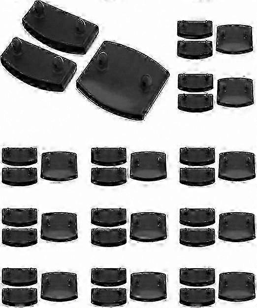 Slatted Base Support Kit, 36 Slat Components with End Caps and Central Legs for Bed Frames