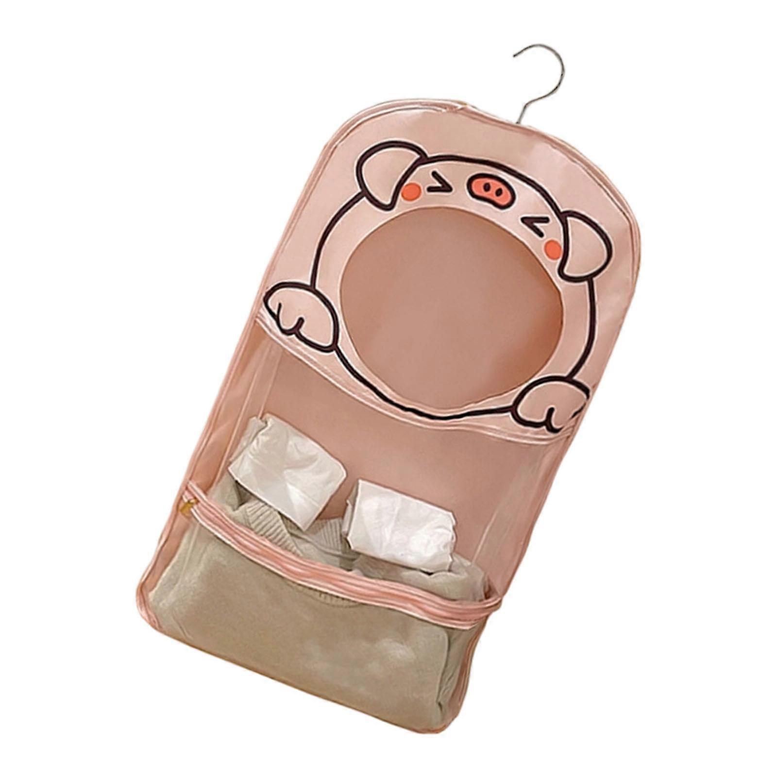 Oversized Opening Hanging Storage Organizers Waterproof EVA Polyester Fabric Wall Mounted Home Organization For Small Spaces Multicolor