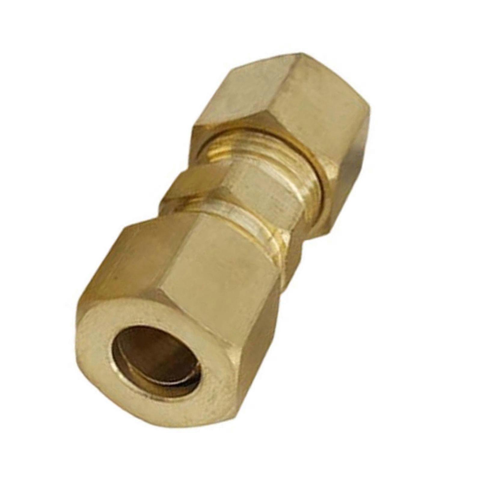 Leads Free Brass Emergency Pipe Connectors 3/16 Interfaces Quick Installation Without Tool  12.7
