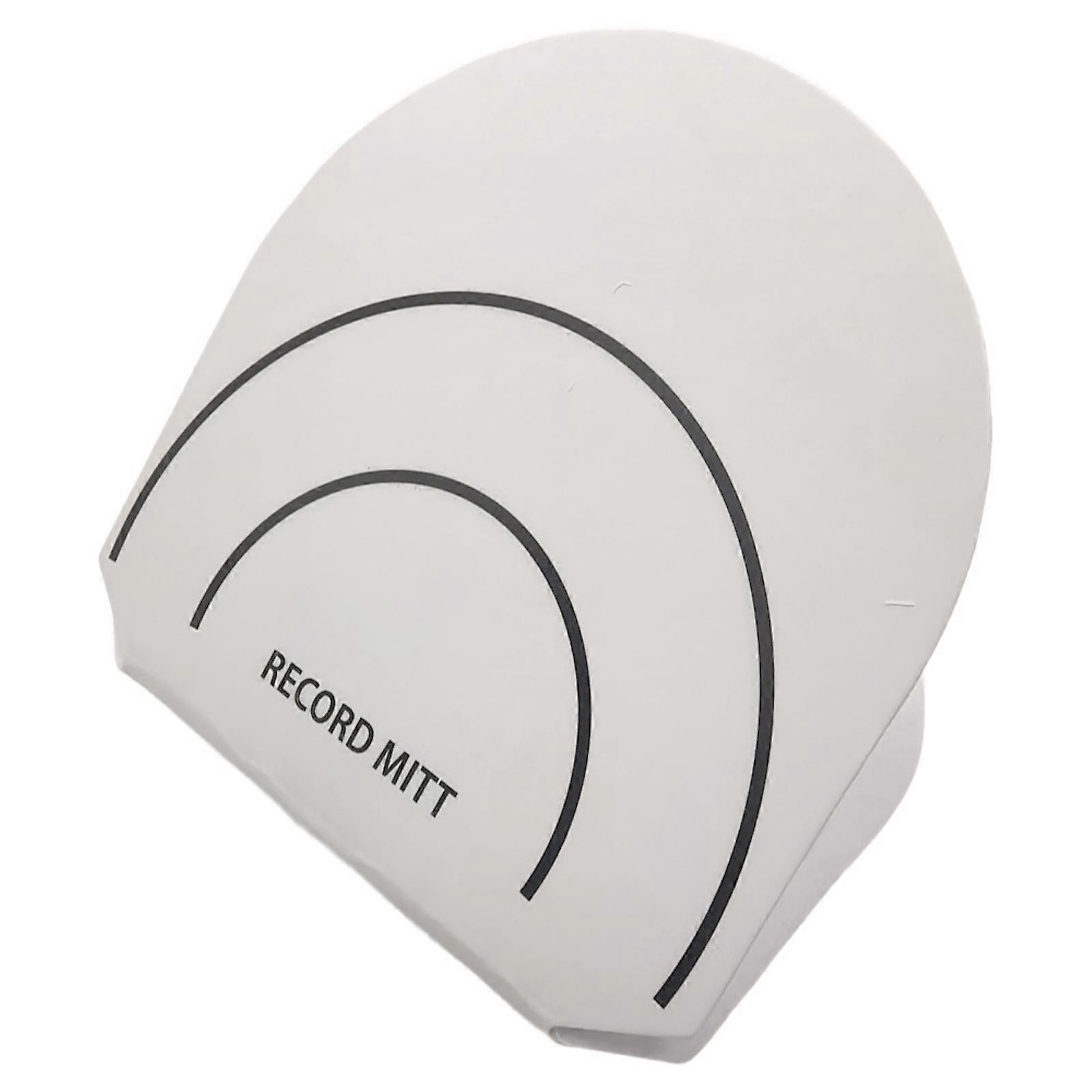 Soft Lined Record Storage Case Anti Scratch Handler & Gripper Record Protections And Modern Aesthetic  White