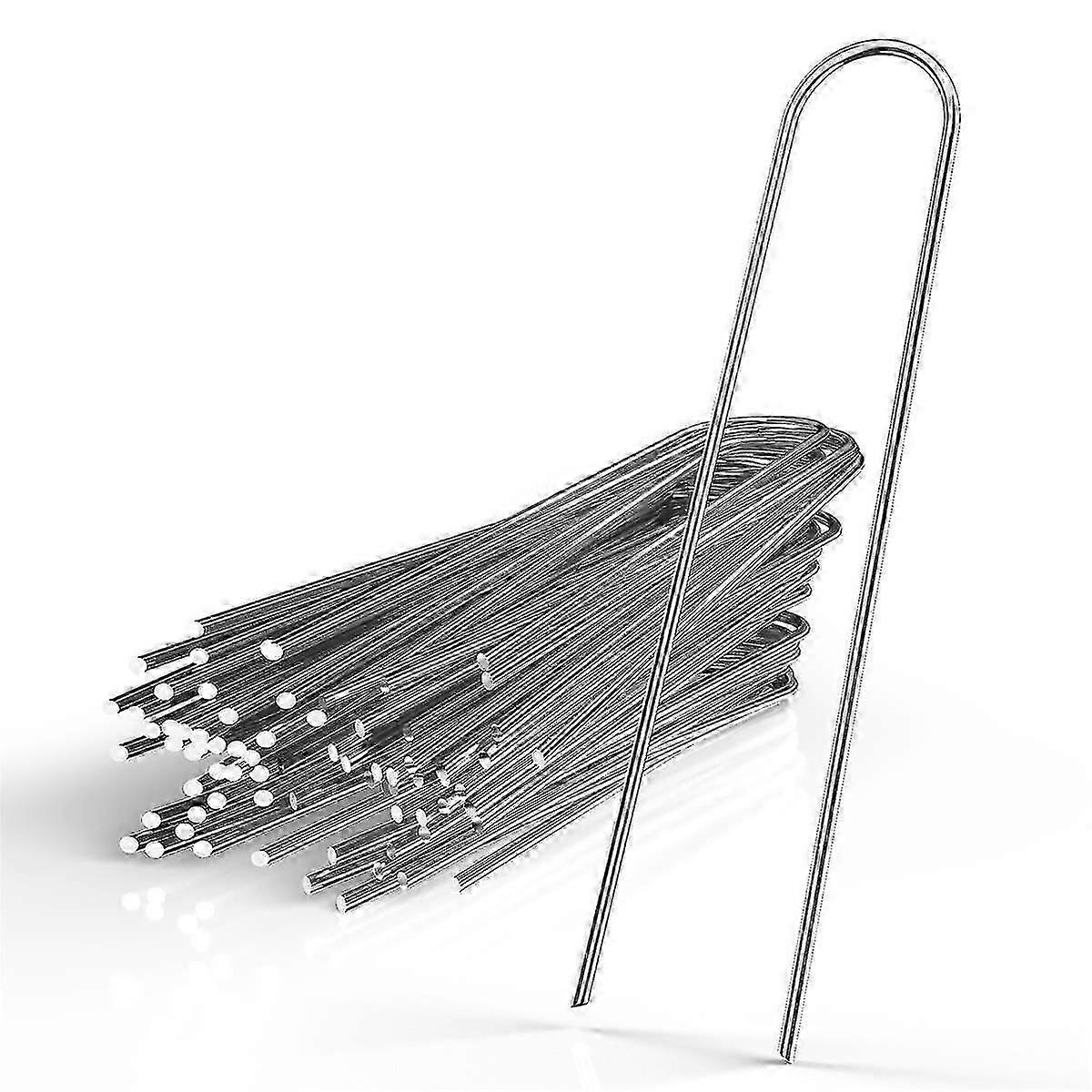 2025 New Ground anchor 200 x 25 x 3.4 mm made of galvanized steel Stainless steel - Weed fleece fastening