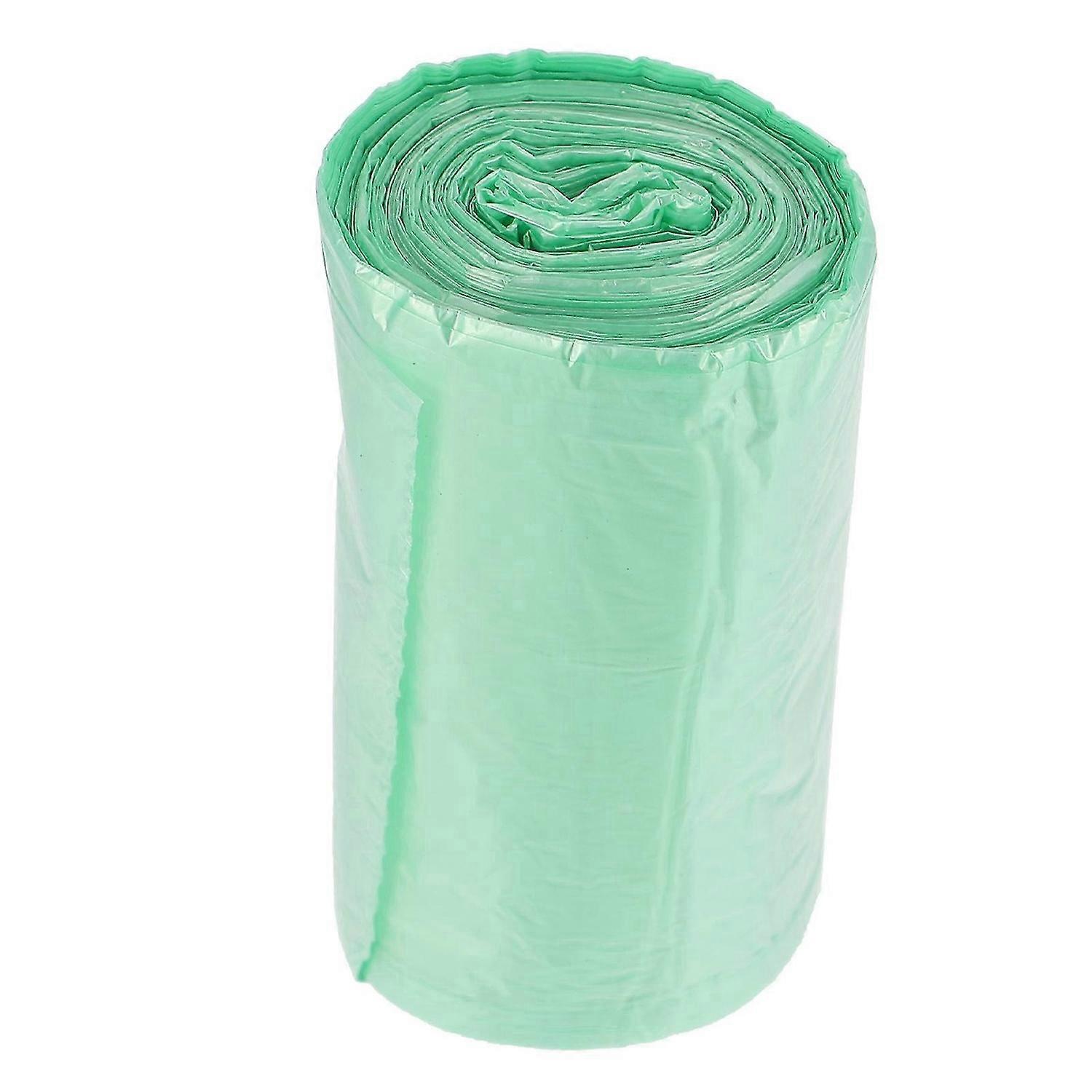 Small Garbage Bags Travel Use Green Color 35X30CM Tear-Resistant Efficient 150Set