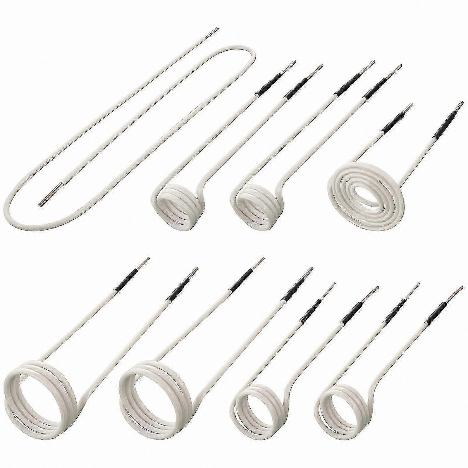 8-Piece Induction Heater Coil Set with Heat-Resistant Tools and Multiple Length Options for Versatile Heating Applications