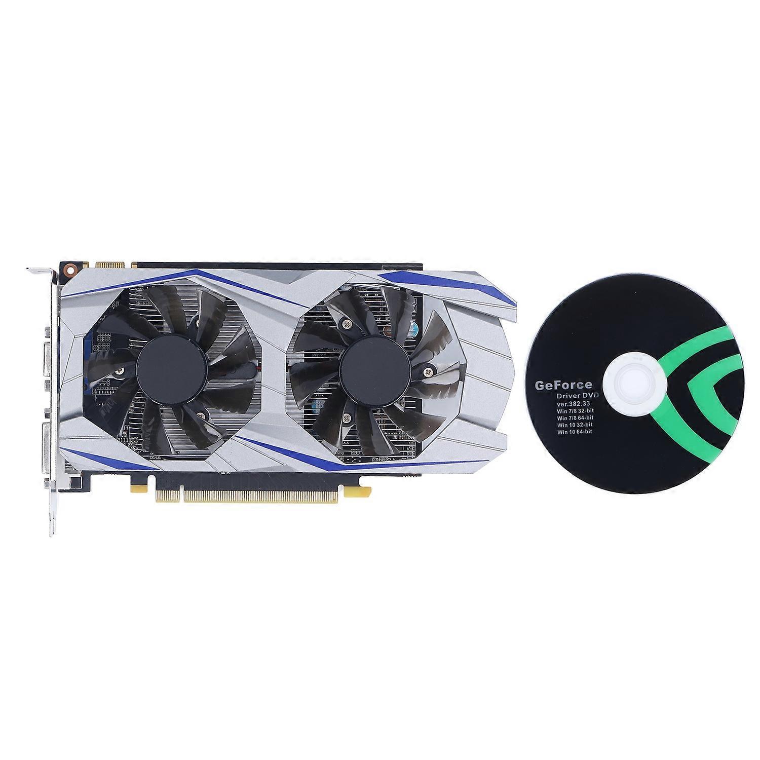 GTX550TI Graphics Card Dual Fan 2GB GDDR5 128BIT 4K HDR Low Noise Desktop Computer Graphics Card for