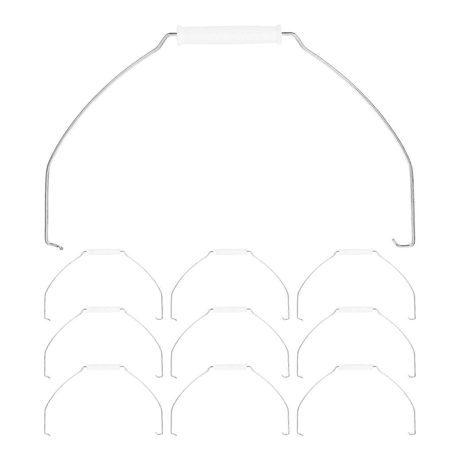 10pcs Eiseneimer Griffe Ergonomischer Griff Ersatz Metall Eimergriffe Bequemer Eimergriff Eisen Eimer Griff Zubehör