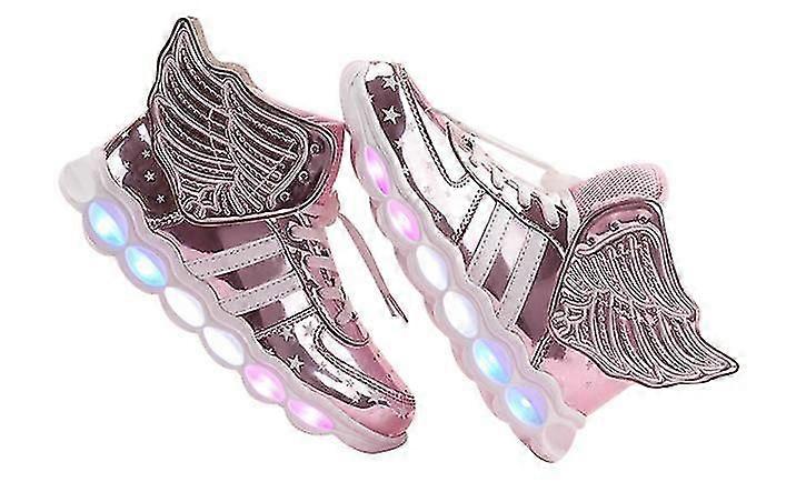 Erkek Kız Spor Ayakkabıları Led ile Spor Ayakkabıya Dönüşüyor, @BUGU