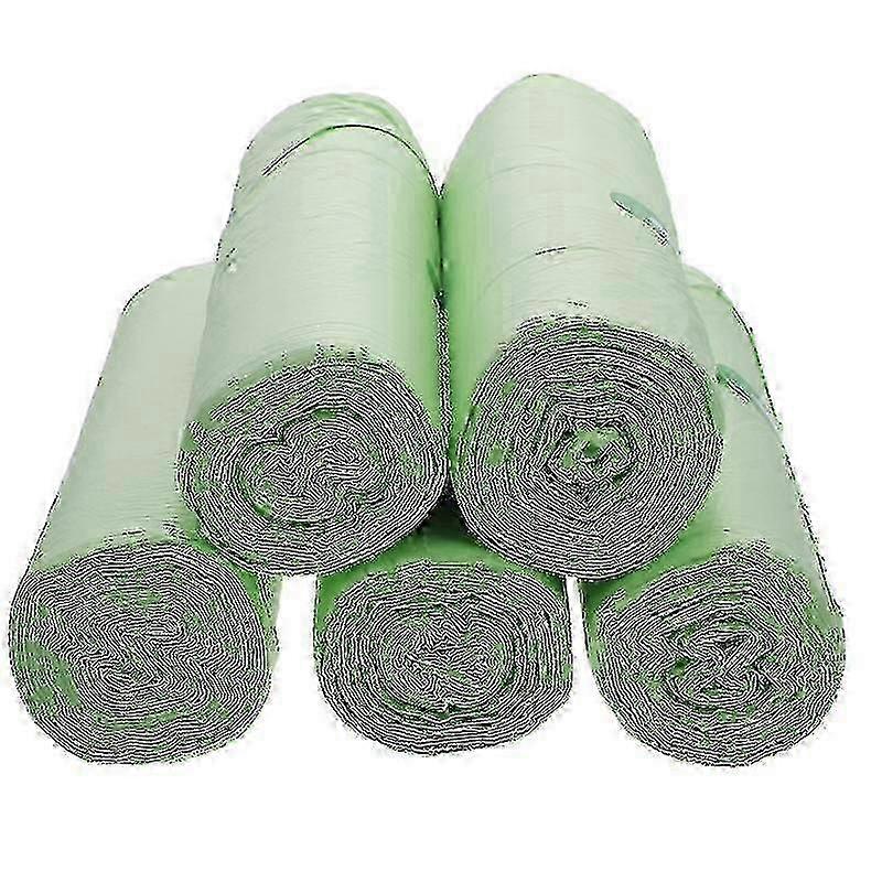 60X50CM Light Green Compostable Garbage Bags - 100pcs, Degradable Trash Bag