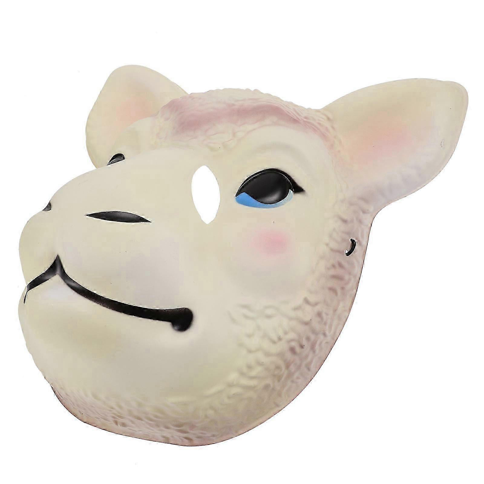 Cosplay Sheep Mask Realistic Design For Birthday Parties And Halloween Attendees 1Set
