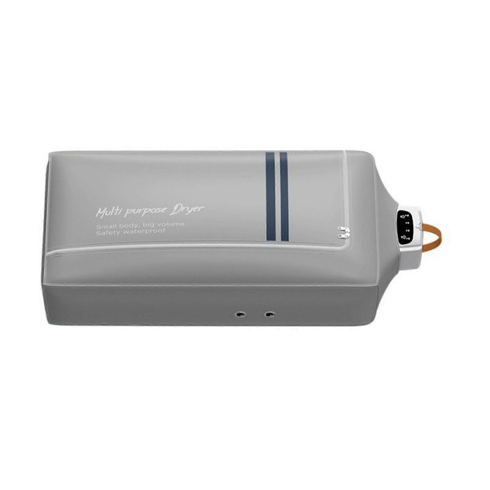 Foldable Clothes Dryer Laundry Dryers Drying Device Plastic Texture Electric Drying Machine Perfect for Efficient Drying  Light Grey