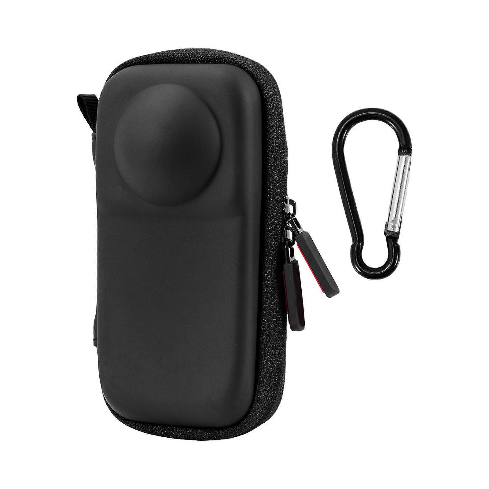Ergonomic Handle Camera Case Soft Interior Lining Fabric Construction Storage for X4AIR Action Cameras Multicolor