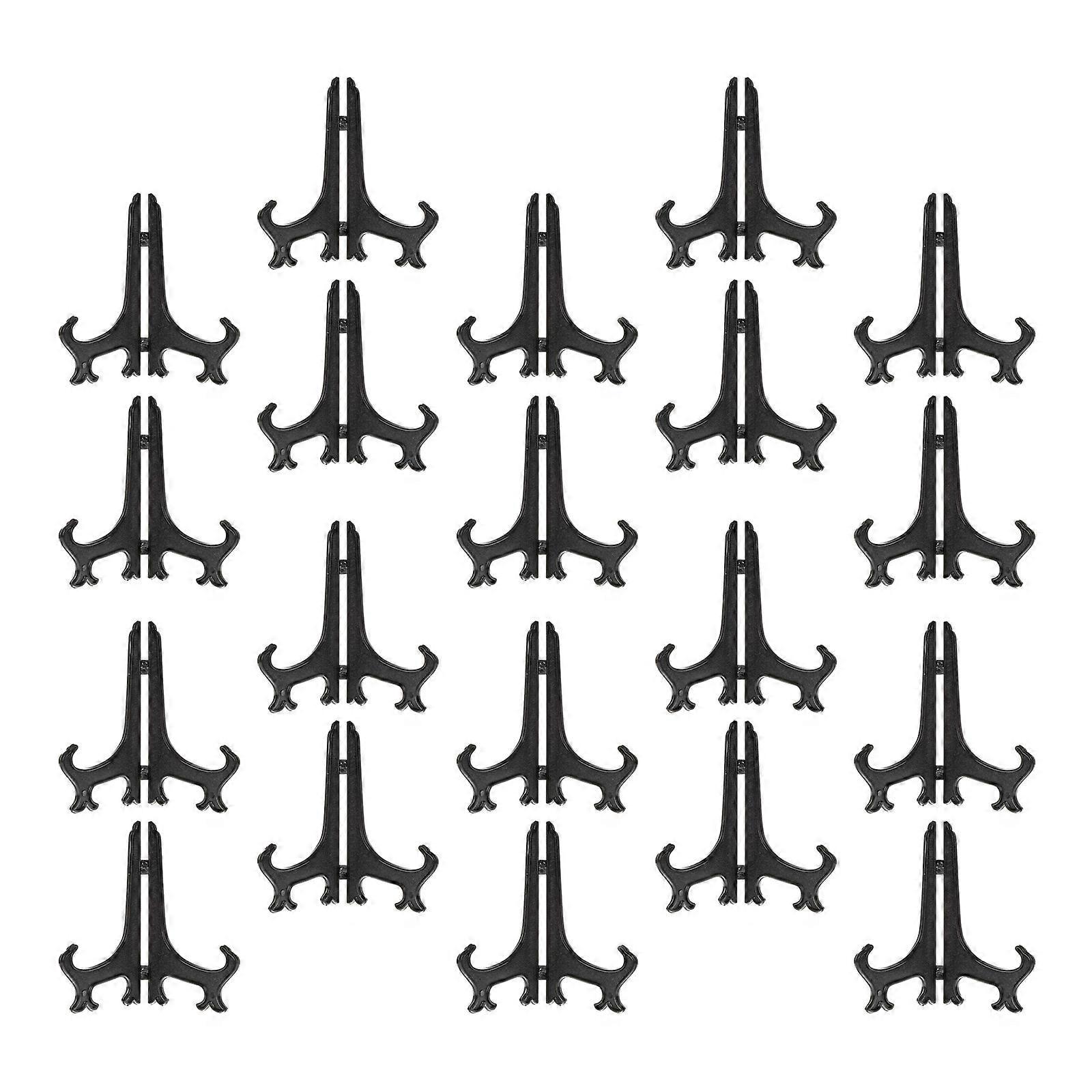 20Pcs Easel Stand for Displaying Decorative Plates and Photo Frames Artwork Display Holder Home Office Desktop Decors  9 inches