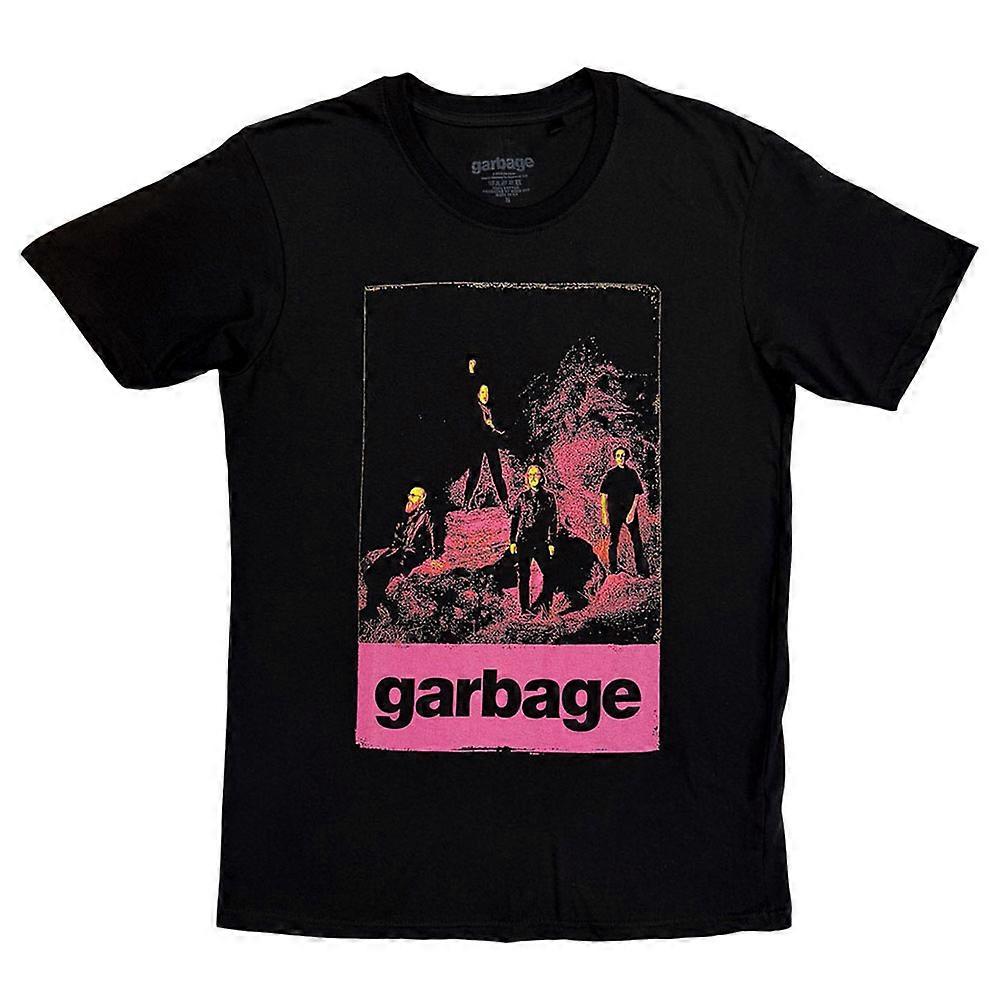 Garbage Neon Band Logo T Shirt