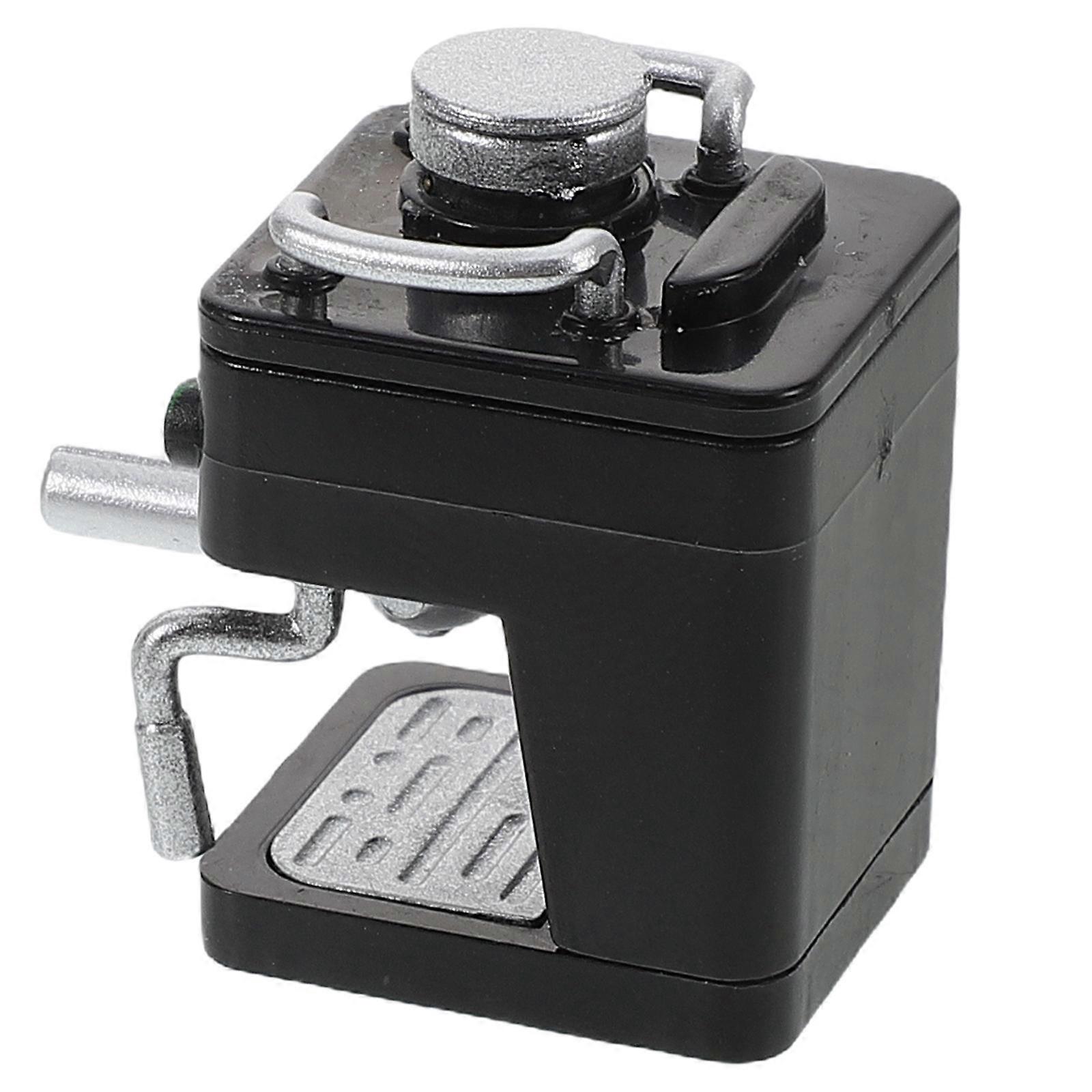 Plastic Mini Coffee Machine Dollhouse Accessories for Decor Multi
