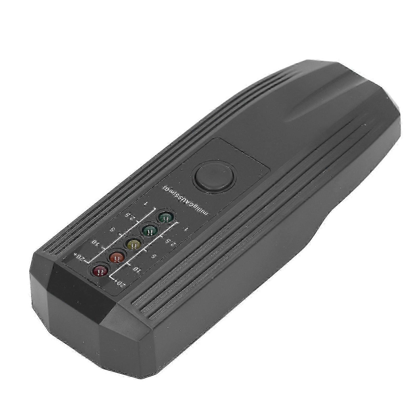 Electromotive Force EMF Tester Color LED Indicator Electromagnetic Radiation Detector Meter 50 60Hz Black