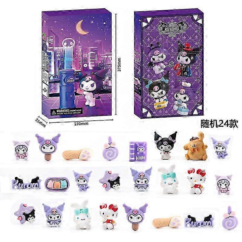 24pcs blind box Christmas advent calendar gift box Minecraft building block toys countdown small ornaments