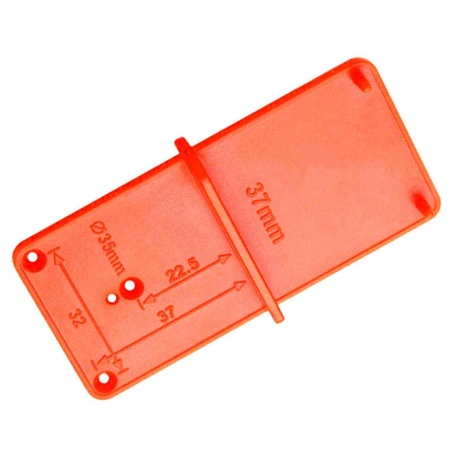 Accuracy Woodworking Drill Guide Board Positioning Tool for Accurate Hole Positioning and Enhances Drilling Efficiency  Orange