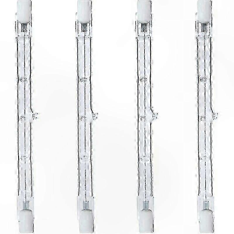 Halogen Bulbs 4-pack with R7s Shape, 1500w Power, 254mm Length