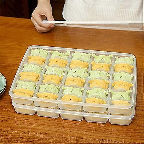 Food Storage Containers with Airtight Lid for Dumplings, Fruit and Fresh Produce Preservation