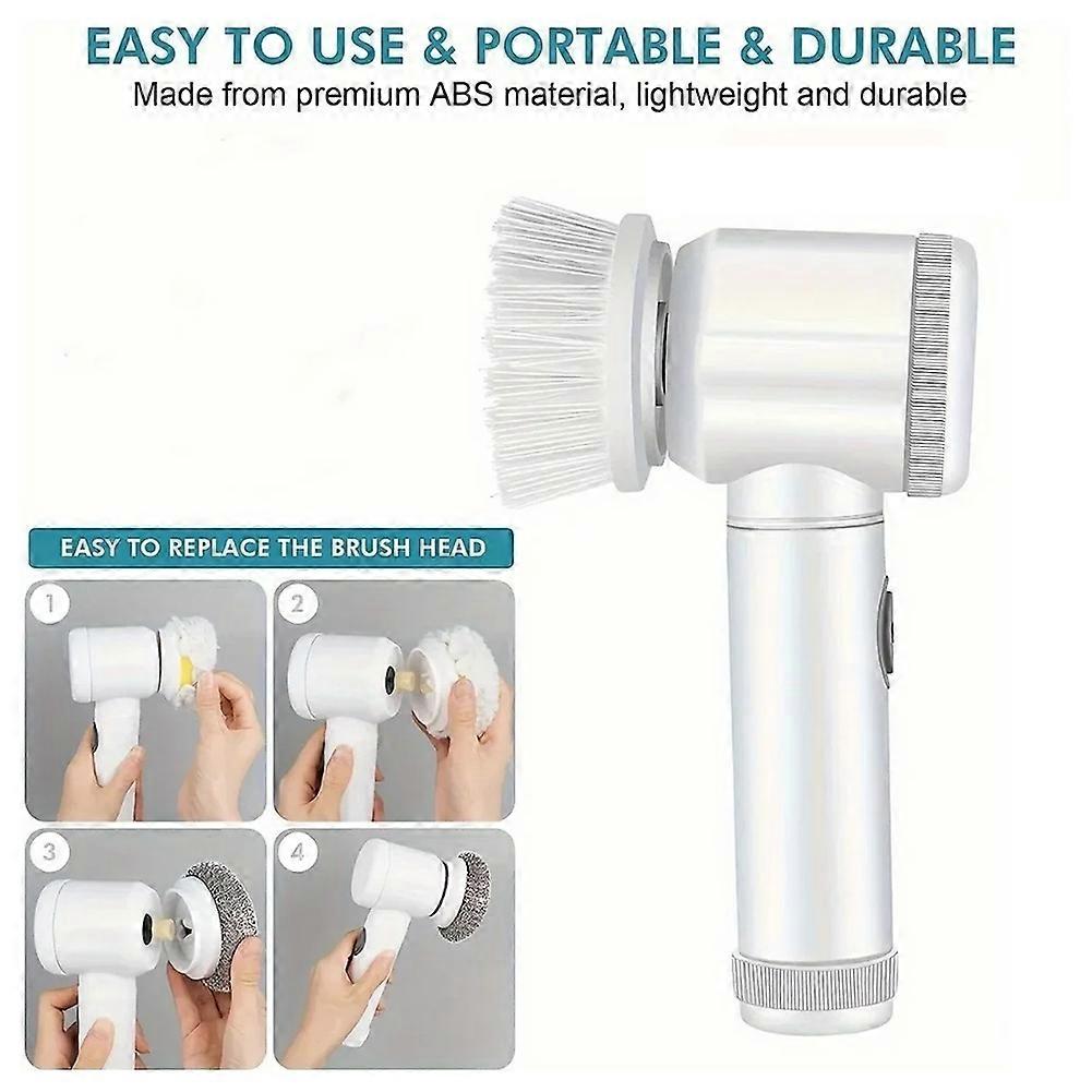 Handheld Cordless Electric Cleaning Brush for Kitchen Cleaning Tool Multi-Function Automatic Cleaning Brush