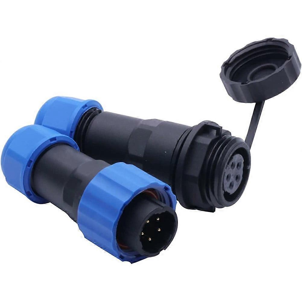 Sp16 Ip68 Waterproof 2,3,4,5,6,7,9 Pin Plug And Socket Inline Connector Aviation