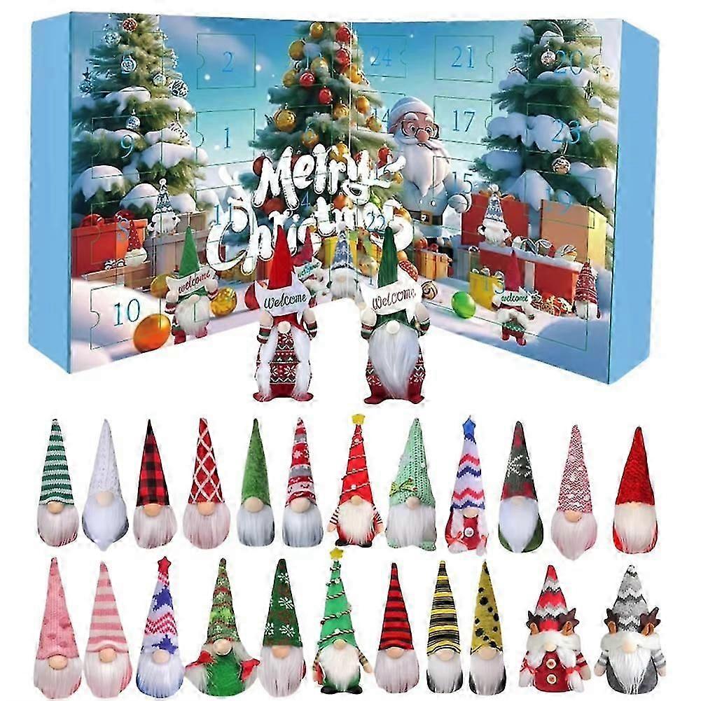 2025 Christmas Countdown Plush Gnome Holidays Advent Calendar 24 Day Christmas Advent Calendar 24 Days Xmas Countdown Calendar