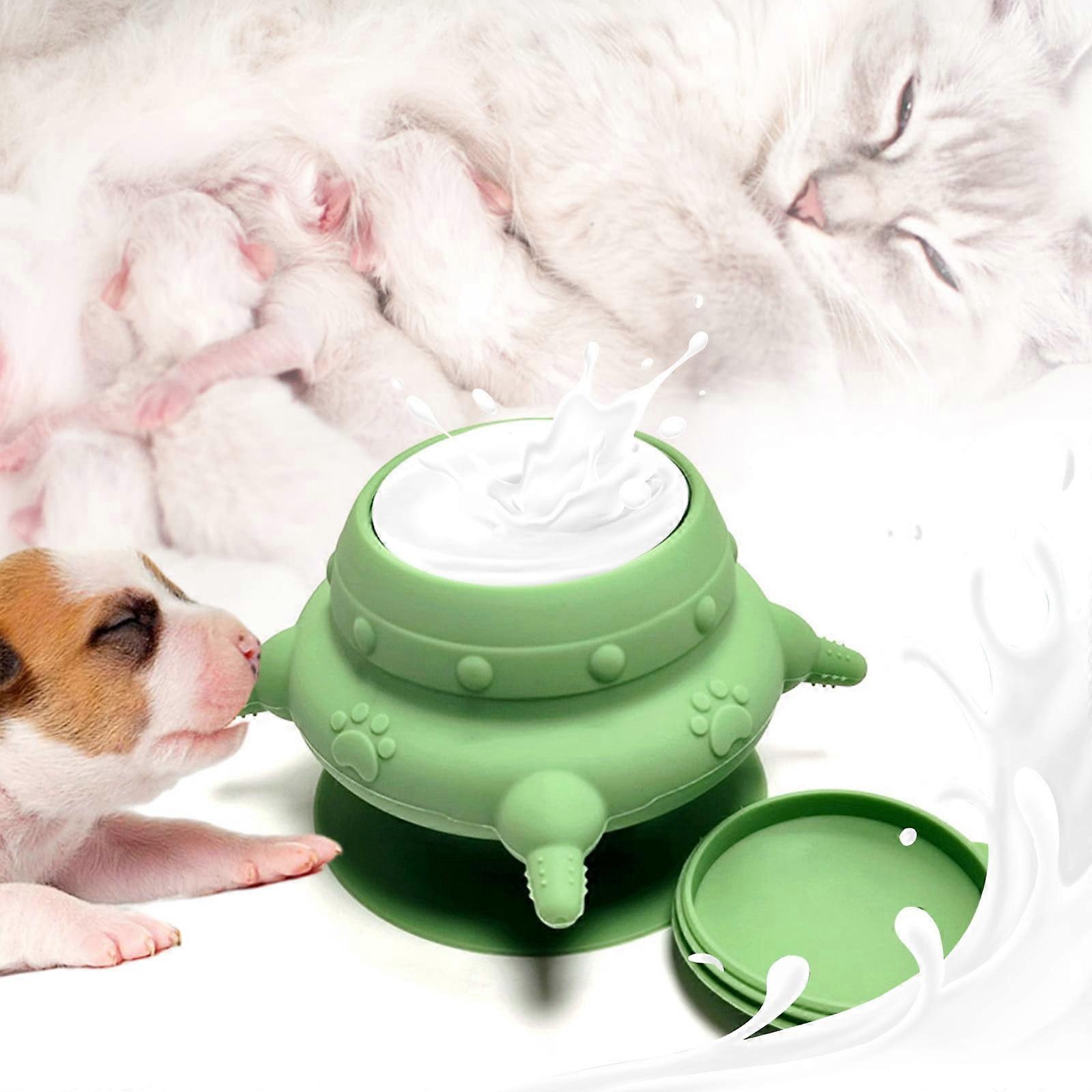 Livrdious Puppy Feeder Bottle with 4 Nipples, Silicone Puppy Milk Replacement Bottles Compatible with Nursing Puppies