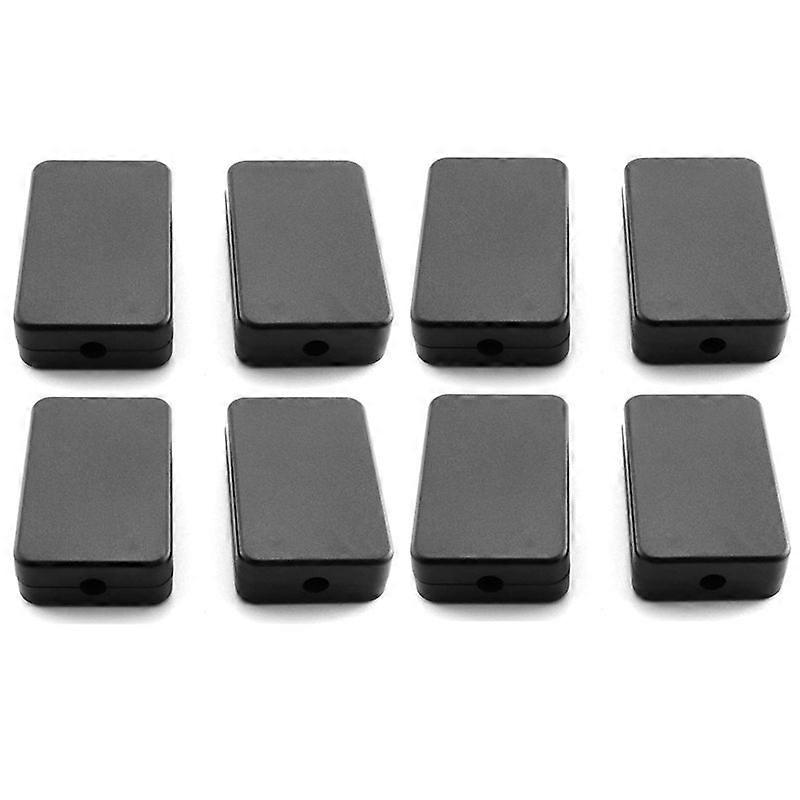 Electrical Junction Box 8PCS Electric Plastic Black Waterproof Project Junction Case 2.16X1.38X0.59 