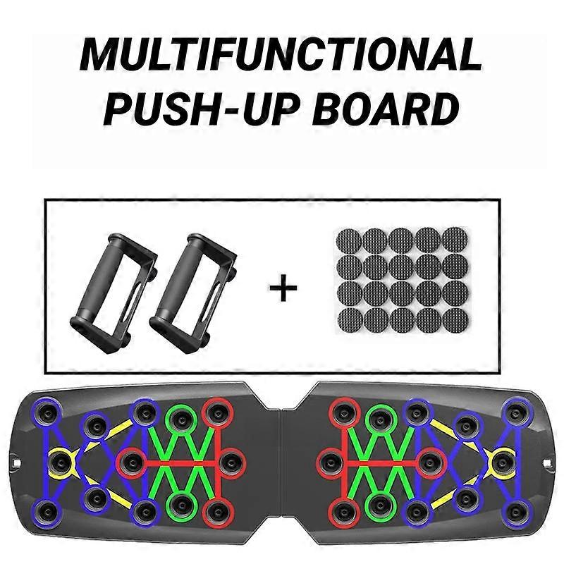Portable Multifunctional Push Up Board Fitness and Muscle Training Device Home Workout Set Foldable Push Up Bar Resistance