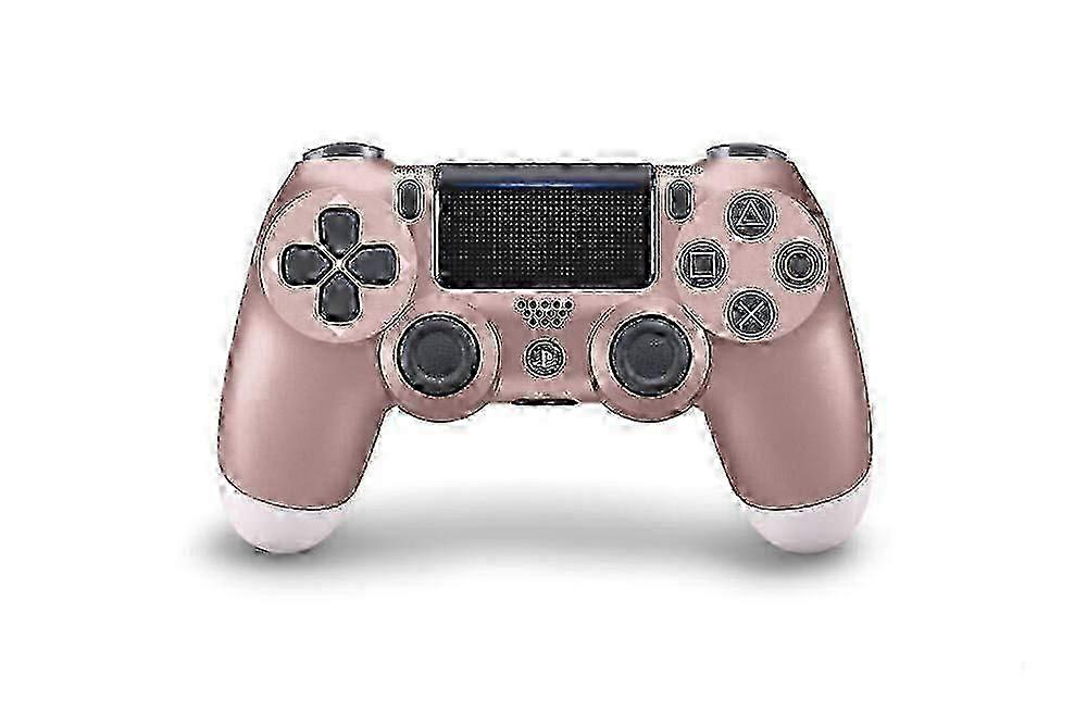 وحدة تحكم لاسلكية DualShock 4 من الذهب الوردي لجهاز PS4 حصري إصدار محدود لوحدة التحكم في الألعاب لمسة نهائية فاخرة