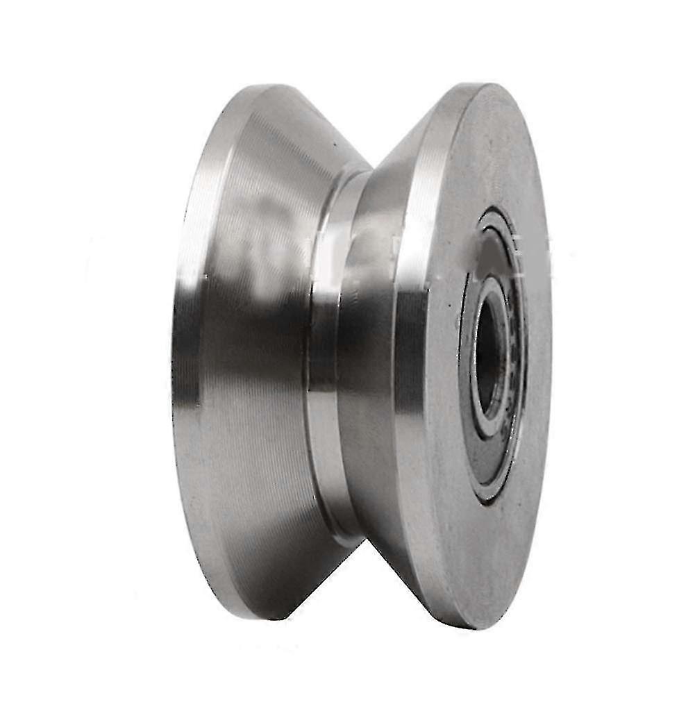 Roda de substituição para porta, 2,7 polegadas, aço inoxidável 304, rolete reforçado.