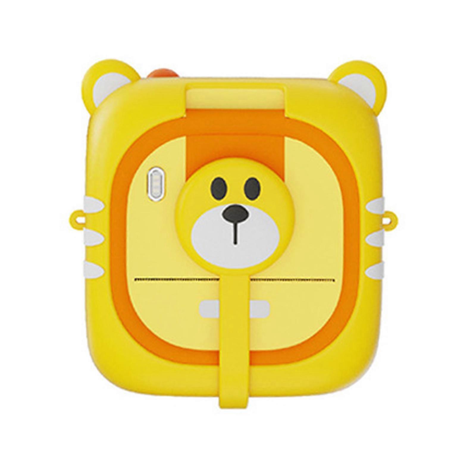 Rechargeable 1080P Kids Camera with Instantly Printing Capability Mini Camera Features for Birthdays Special Occasions  Yellow
