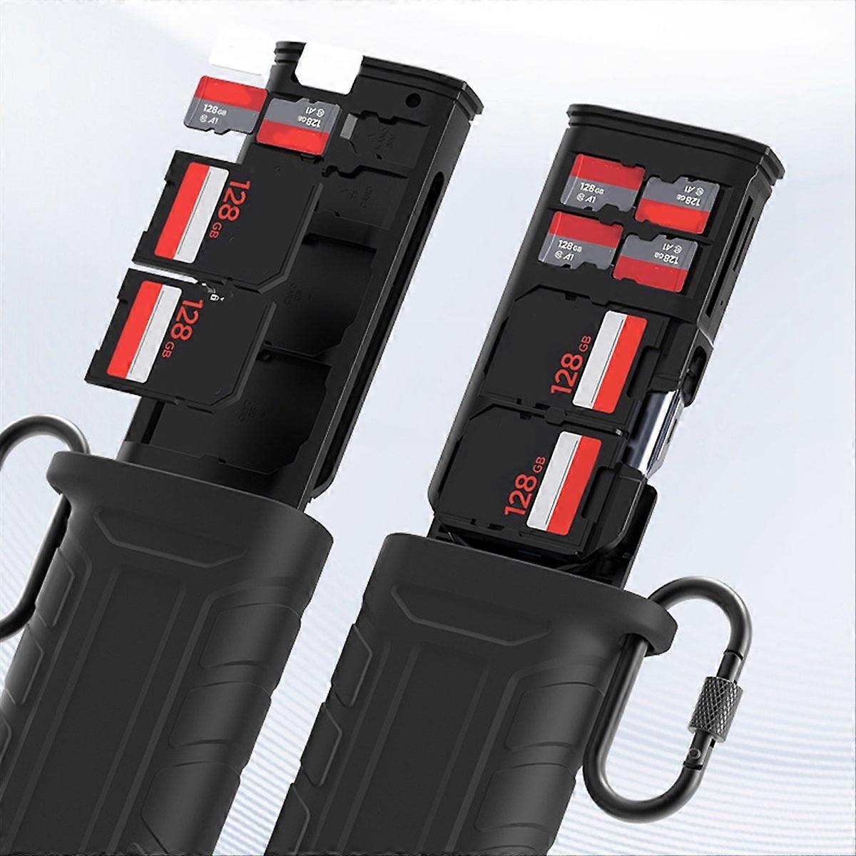 USB 3.1 Type-C SD/TF/SIM Card Carrying Case