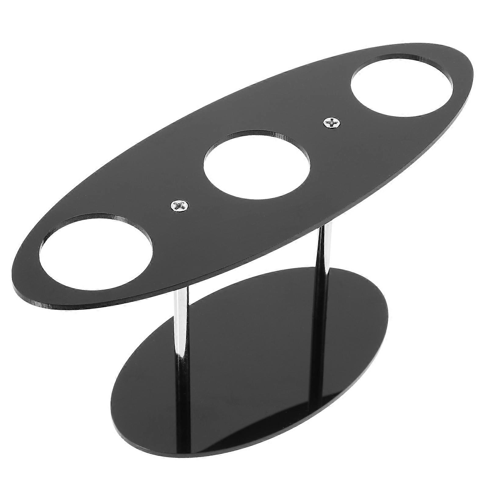Acrylic Cone Bracket for Storage 2Pcs Ice Cream Cone Holder Black