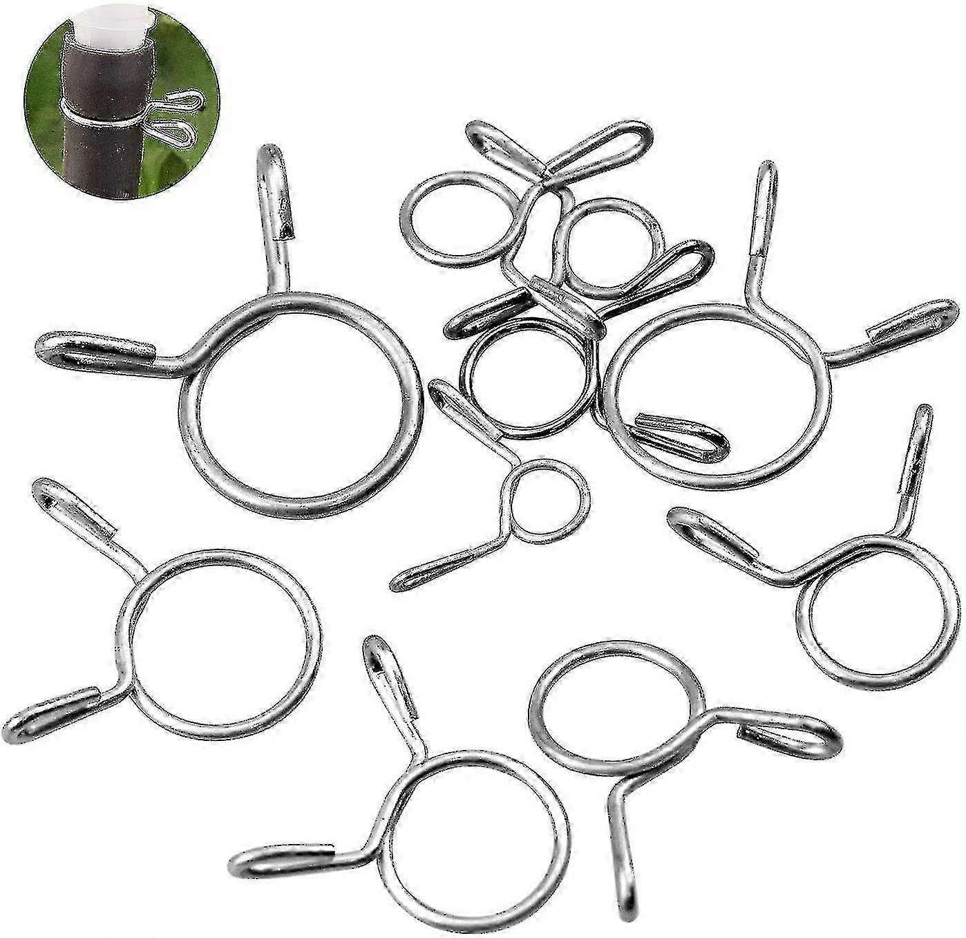 Set Of 100 Single Coil Circlip Hose Spring Pliers, Hose Clamp, Universal Pipe hwyC