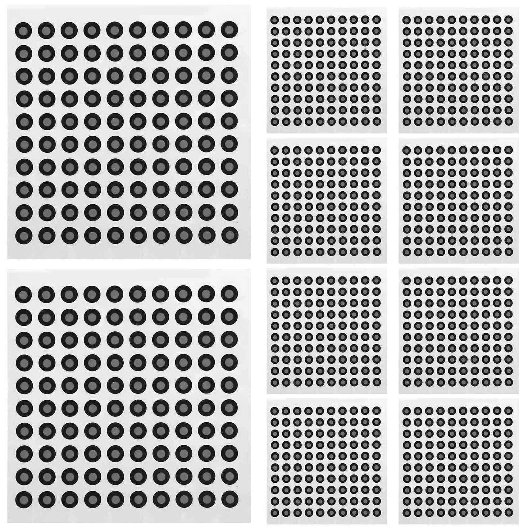 1000点3D扫描标记点手持式3D扫描仪反射金属零件内部3外部6毫米的目标点