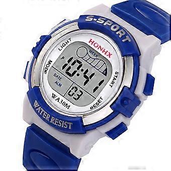 Quinlirra Cadeaux de Pâques pour femmes et hommes - Montre de sport numérique LED pour enfants et garçons - Montre date - Cadeau de Pâques