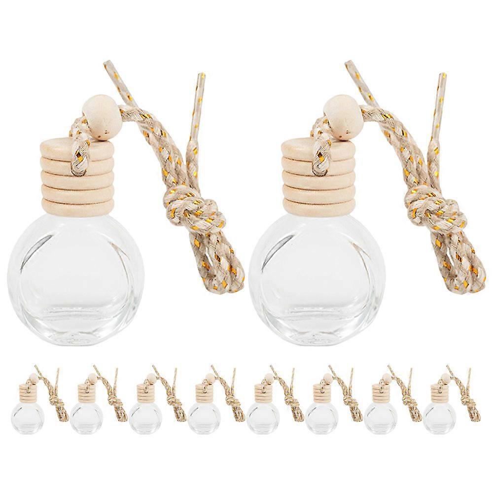 Car Hanging Essential Oil Bottle for Diffusing 10Pcs Freshener