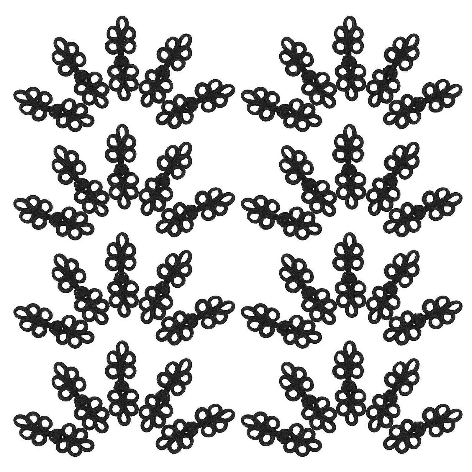 Chinese Closure Buttons Fasteners for Sewing 50Pcs