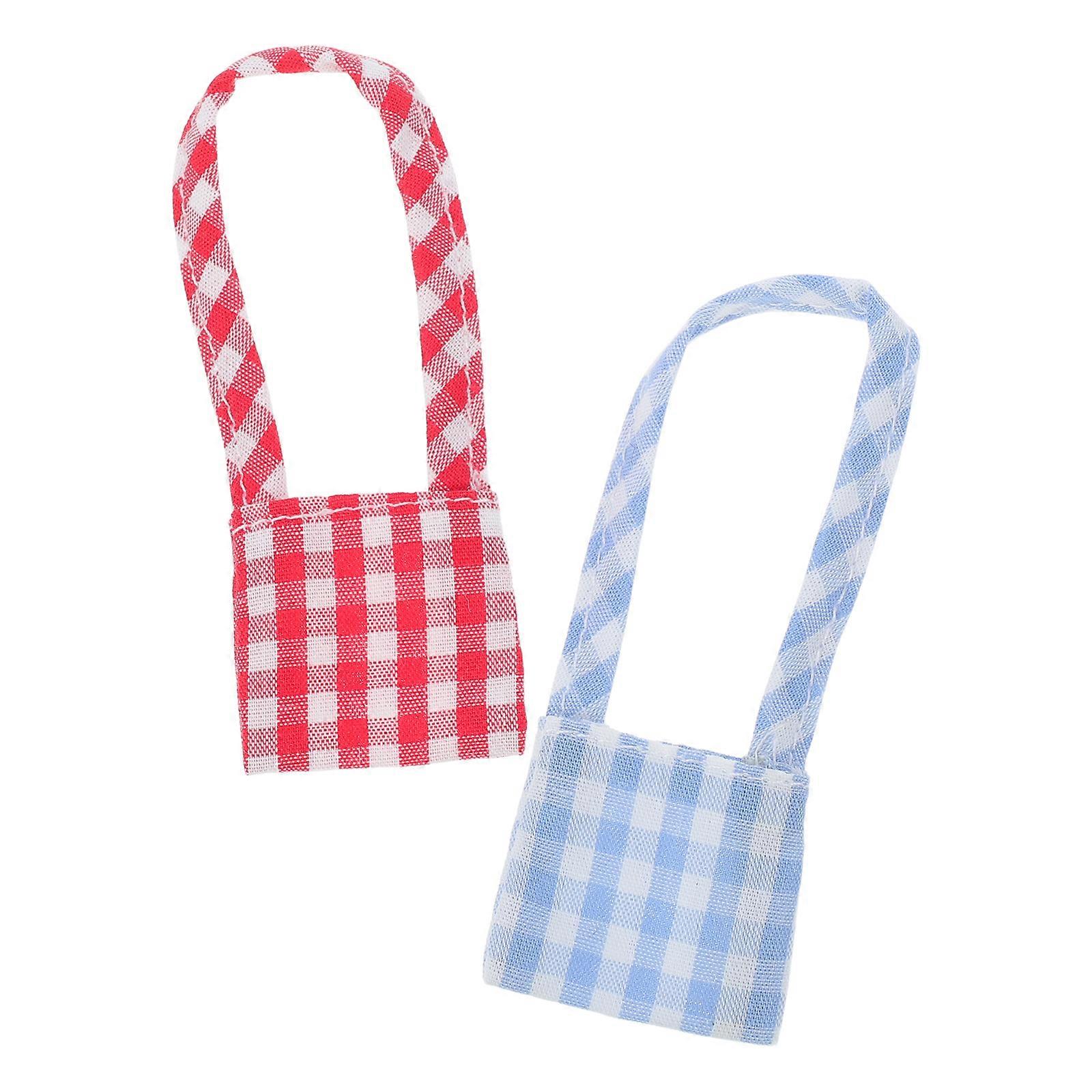 Mini Canvas Crossbody Bag for Home Use 2Pcs Durable Material in Assorted Color