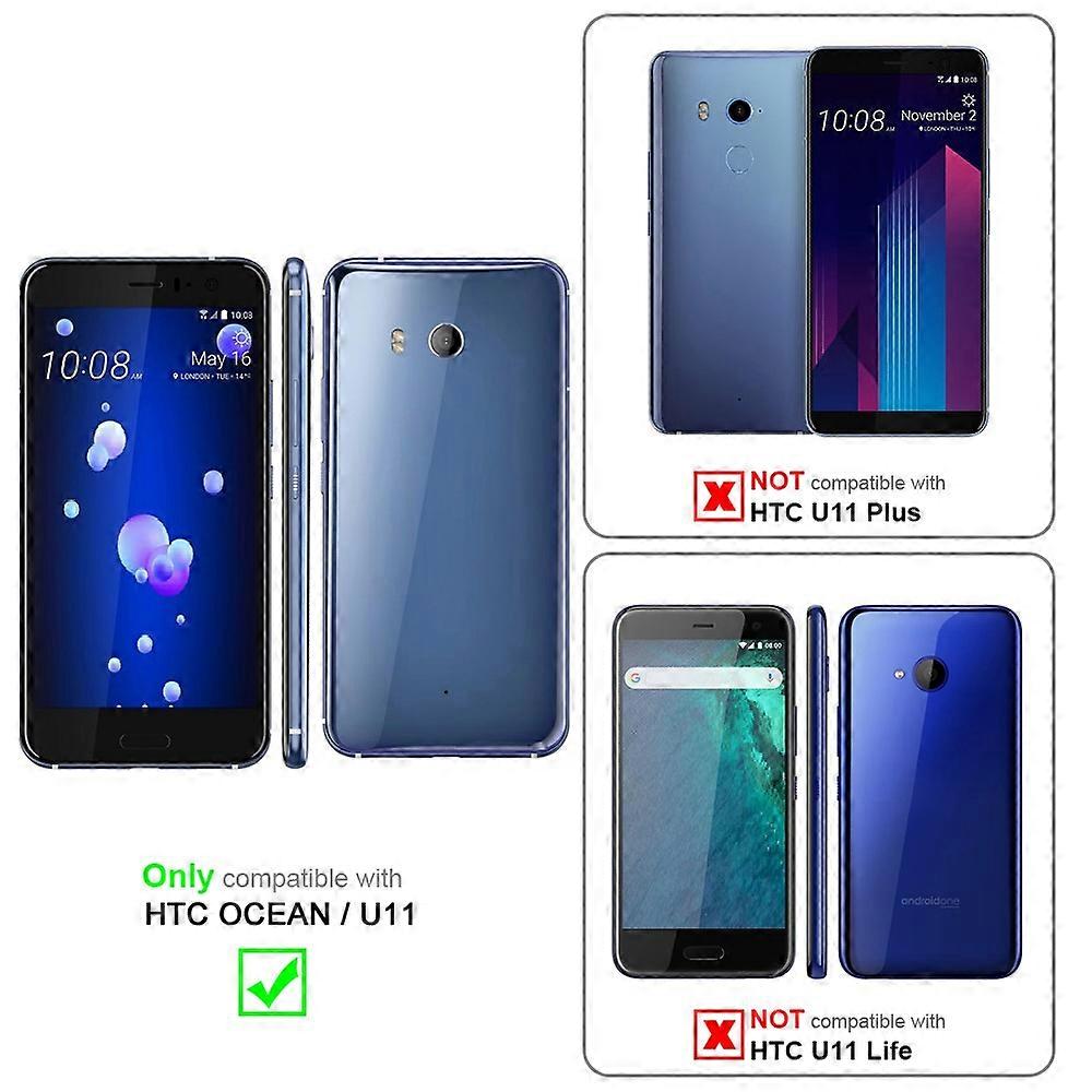 HTC OCEAN / U11 Case - Protective Case with Stand Function and Card Slot