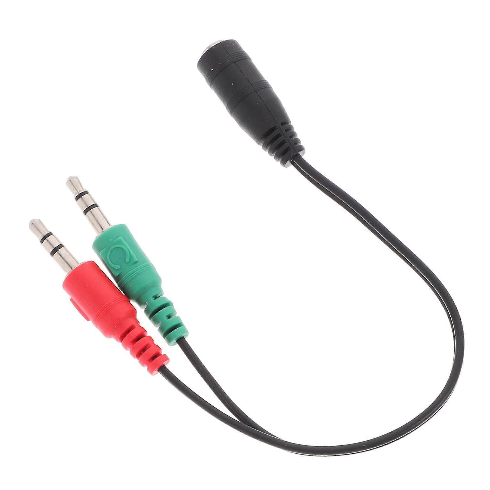 Audio Cable Adapter Splitter Dual Headphone Jack For Wired Headphones Smartphone And Computer Compatibility