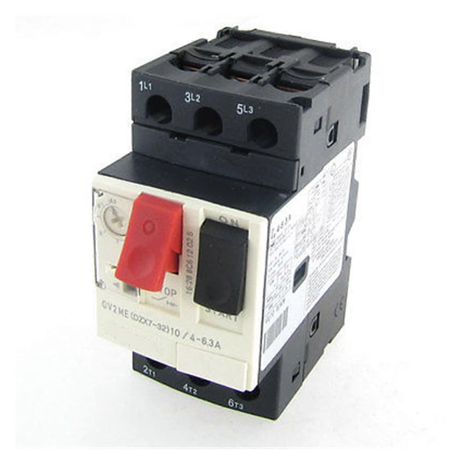 Circuit Breaker 46.3A 3Pole Motor Protection MPCB DIN Rail Mount