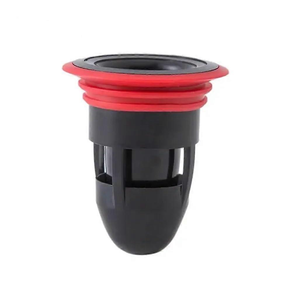 Bath Shower Strainer 10Pcs Set Kitchen Bathroom Drain Filter Cover Plug Trap Siphon Sink Insect Prevention Black