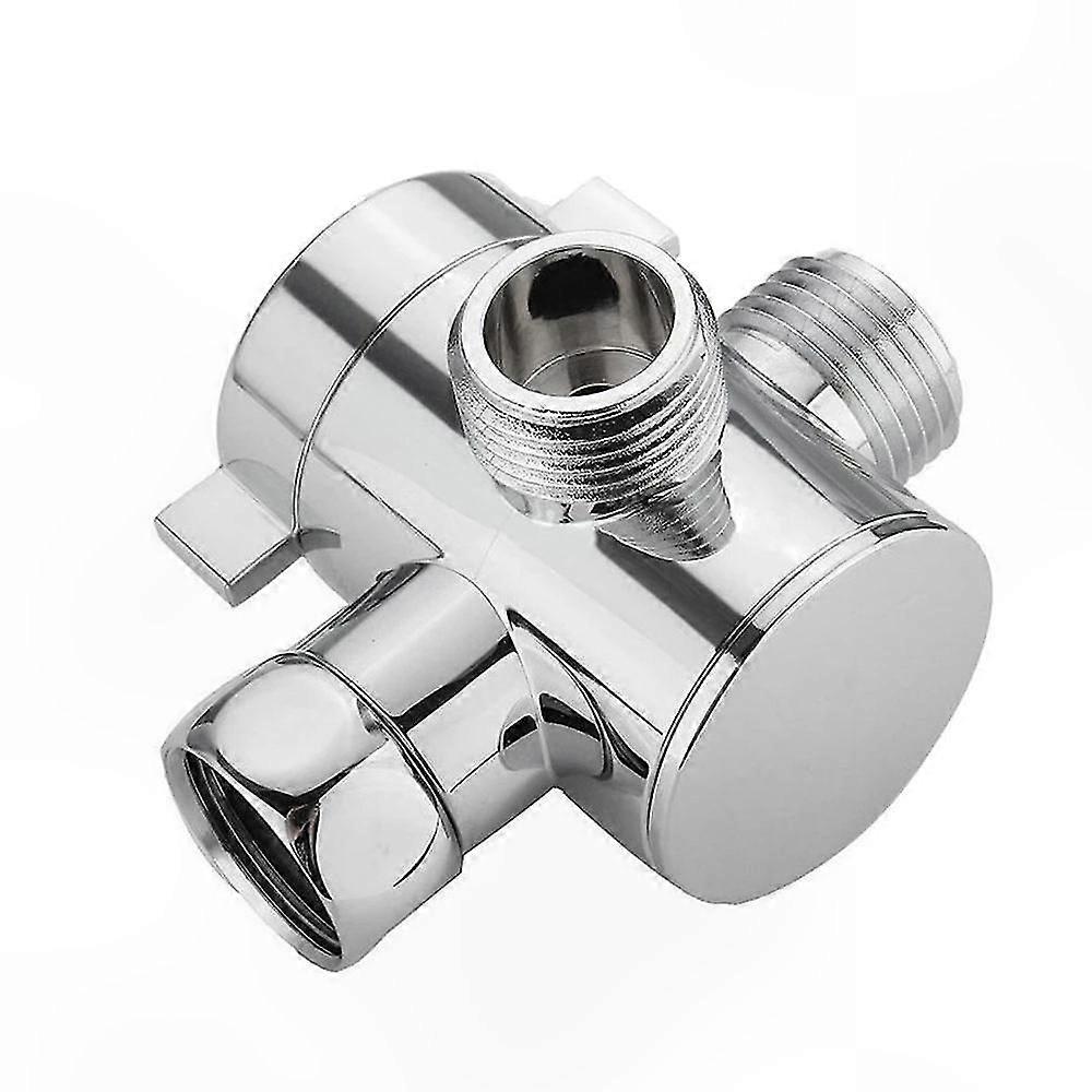 Multi-Function Shower Diverter Valve Replacement Component for Handheld and Fixed Shower Heads (1pc)