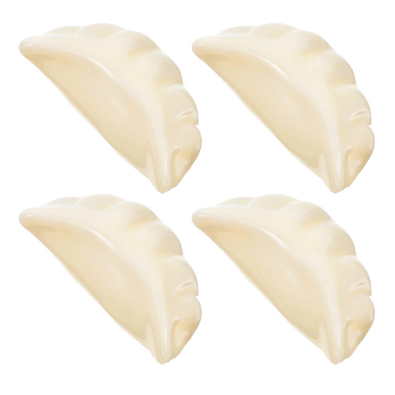 4Pcs Ceramic Chopstick Holder Set  AntiSlip Rest Prevents Rolling, Elegant Table Decor for Home and Restaurant