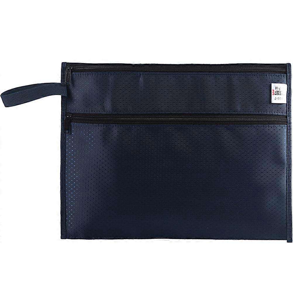 Waterproof Zipper File Bag for Document Storage with Oxford Cloth,