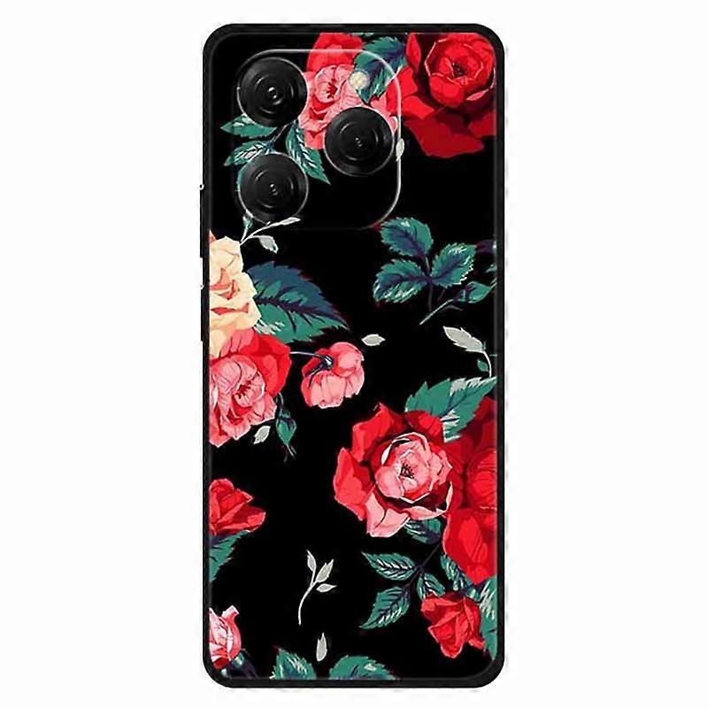 For TECNO Spark 20 Pro Case Pattern Slim Shockproof Back TPU Cover