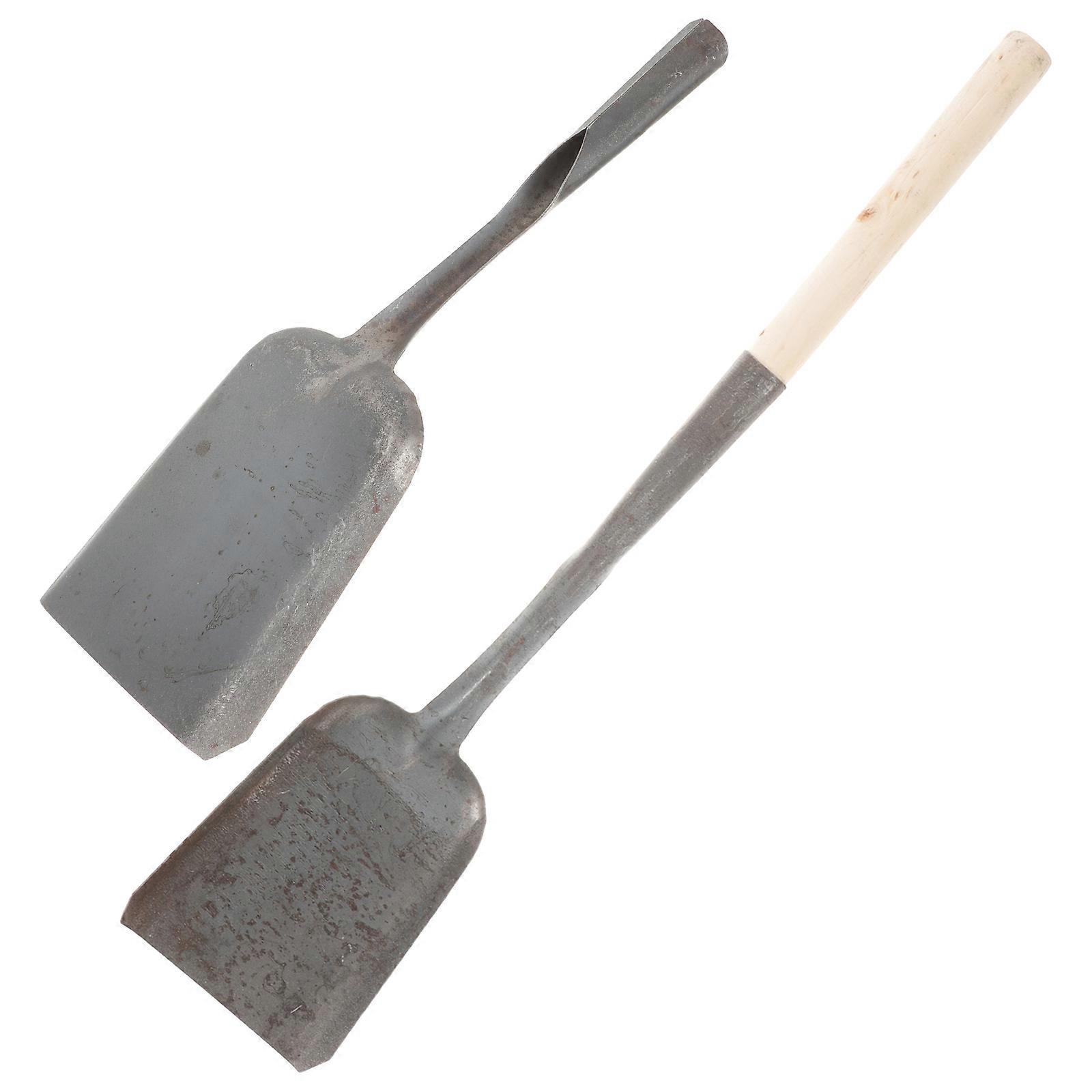 Household Coal Iron for Ash Scooping 2Pcs Set